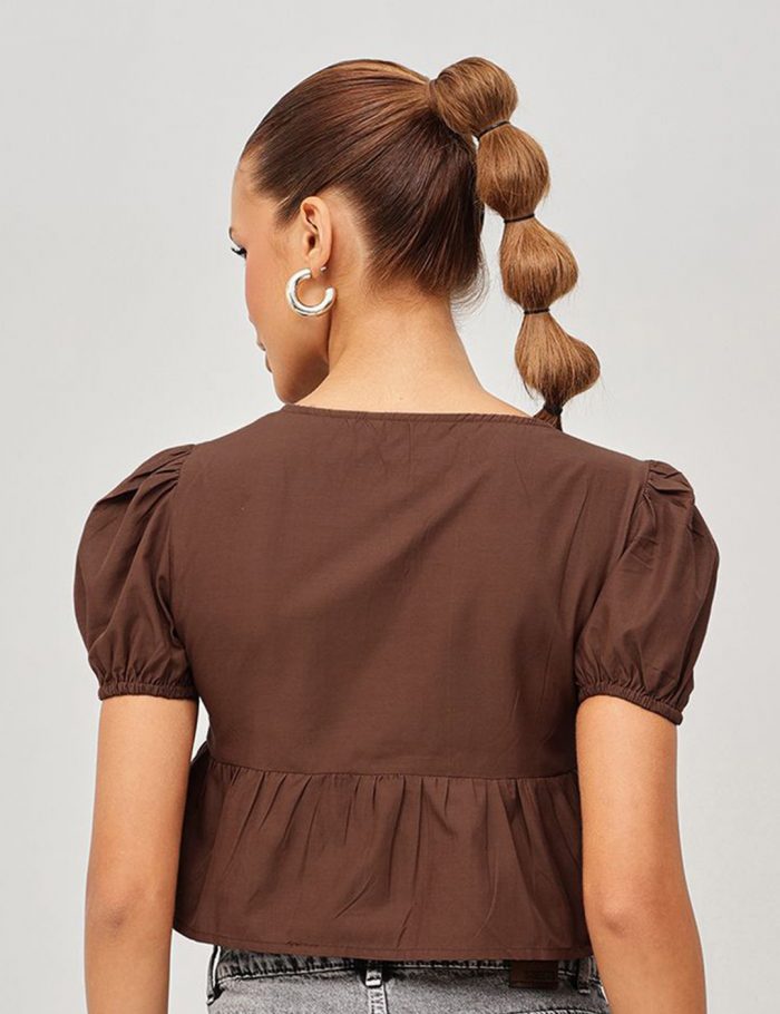 4dfdcd46-22fe-4ea2-907e-cfce582ce1331752771910769-STREET-9-Puff-Sleeve-Tie-Up-Neck-Cotton-Peplum-Crop-Top-9181-4 4dfdcd46-22fe-4ea2-907e-cfce582ce1331752771910769-STREET-9-Puff-Sleeve-Tie-Up-Neck-Cotton-Peplum-Crop-Top-9181-4