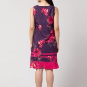 60d0641d-403c-4bd3-90f0-e20d8600b3d01657739451675Hive91PurpleandPinkFloralKneelenghtDressforWomenMadeofPolyCr5