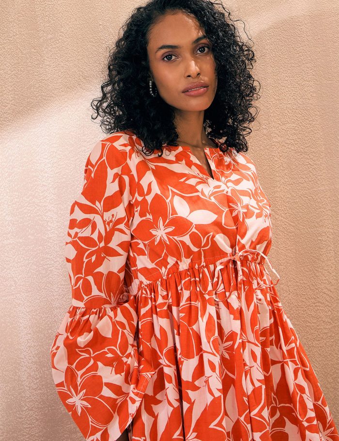 8a95dd8a-0a30-4eca-bc6c-0b5398c9ef6e1720644141033PinkPaprikabySASSAFRASFloralPrintBellSleeveFitFlareDress5 8a95dd8a-0a30-4eca-bc6c-0b5398c9ef6e1720644141033PinkPaprikabySASSAFRASFloralPrintBellSleeveFitFlareDress5